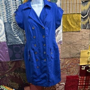 Calvin Klein Blue Midi Dress